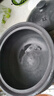 滎窯釜滎經(jīng)砂鍋煲湯家用火鍋砂鍋湯煲燃氣灶明火黑砂土陶鍋細沙無(wú)釉砂鍋 細沙（火鍋）+開(kāi)鍋 3.5L 曬單實(shí)拍圖