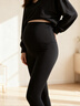 優(yōu)衣庫女裝孕婦緊身褲/10分打底褲25秋冬新款473974 479207 473974/09黑色 XL 曬單實(shí)拍圖