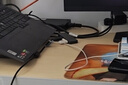 聯(lián)想（Lenovo）USB3.0金屬分線(xiàn)器擴展塢高速4口集線(xiàn)器HUB拓展塢筆記本電腦一拖多轉換器轉接頭延長(cháng)線(xiàn)Type-C供電 曬單實(shí)拍圖