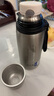 哈爾斯保溫杯316L不銹鋼HB-650-63大容量泡茶學(xué)生簡(jiǎn)約便攜水杯子 本色 曬單實(shí)拍圖