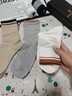 夢(mèng)特嬌襪子女士秋冬季100%純棉7A抗菌防臭日系休閑透氣吸汗全棉中筒女襪 曬單實(shí)拍圖
