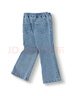 巴拉巴拉童裝兒童牛仔褲女童時(shí)髦洋氣喇叭褲秋季長(cháng)褲百搭舒適褲子 牛仔中藍88201 105 曬單實(shí)拍圖