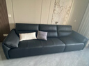 喜臨門(mén)【線(xiàn)下同款】小飛象真皮牛皮沙發(fā)小飛象桑葚黑三人位290cm 曬單實(shí)拍圖