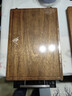 京東京造 菜板 砧案板切菜實(shí)木家用食品接觸級【整木黑金檀】 40*28*2.5cm 曬單實(shí)拍圖
