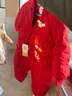 巴拉巴拉童裝寶寶連體羽絨服嬰兒冬裝新生兒衣服天萌潮流男童女童兒童 中國紅60611 90 cm 曬單實(shí)拍圖