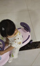 兒童扭扭車(chē)溜溜車(chē)萬(wàn)向輪男女寶寶1-3歲防側翻大人搖擺妞妞車(chē)089 紫恐龍 曬單實(shí)拍圖