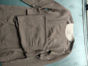 北極絨兒童保暖內衣套裝青少年無(wú)痕發(fā)熱羊羔絨加絨厚德秋衣秋褲12-15歲 木棕色 160 建議身高145-160cm，70-90斤 曬單實(shí)拍圖