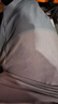 斐樂(lè )（FILA）官方男子針織高彈力涼感褲夏基礎簡(jiǎn)約收口運動(dòng)健身長(cháng)褲 深黑-BK XL 曬單實(shí)拍圖
