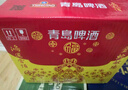 青島啤酒（TsingTao）鴻運當頭355ml*12瓶 常規版/蛇年生肖版混發(fā) 中秋節送禮 曬單實(shí)拍圖