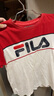 FILA FUSION斐樂(lè )潮牌男子針織短袖衫2025秋季新款休閑純棉涼感T恤 奶油卡其-LK L 175/96A/L 曬單實(shí)拍圖