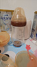 世喜新生兒防脹氣奶瓶3-7個(gè)月玻璃嬰兒仿母乳奶嘴240ml 曬單實(shí)拍圖