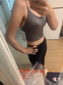 MAIA ACTIVE 【虞書(shū)欣同款】不插墊BRA 一體杯背心瑜伽美背運動(dòng)內衣52BR10 儒雅灰 M 曬單實(shí)拍圖