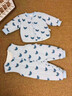 嬰兒分體加厚夾棉外出衣服加絨棉服寶寶幼兒秋冬季洋氣背帶褲套裝 【加絨保暖】蘋(píng)果布丁 66 ：3-6個(gè)月 推薦體重：11-15斤 曬單實(shí)拍圖