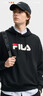 FILA 斐樂(lè )情侶款男女連帽衛衣2025冬季新款休閑寬松加絨保暖長(cháng)袖上衣 【常規款】正黑色-BK L 175/96A/L 曬單實(shí)拍圖