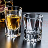 品喻（PINYU）二兩白酒杯高端威士忌酒杯家用玻璃啤酒杯高顏值酒吧厚底杯子2個(gè) 曬單實(shí)拍圖