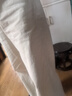 無(wú)印良品（MUJI）女式 彈力 燈芯絨 輕便直筒褲 褲子女款25年秋季女裝BE1Y5A5A 象牙色 M (160/66A) 曬單實(shí)拍圖