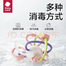 babycare 寶寶牙膠磨牙咬膠嬰兒玩具曼哈頓球星空手抓球6月+ 杜巴利紅 曬單實(shí)拍圖