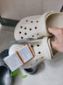 CROCS卡駱馳貝雅卡駱班洞洞鞋|205089 冬日白/彩色-1LI 39(240mm) 曬單實(shí)拍圖