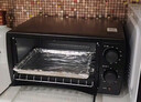 美的（Midea）10L家用多功能小型電烤箱 均勻烘烤/輕巧不占地/廣域控溫/菜單指引 T1-108B二代 曬單實(shí)拍圖