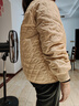 皮爾卡丹（pierre cardin）23年新款棉衣棉服女秋冬季菱格夾棉輕薄小棉襖新款裝短款純色外套 卡其色 2XL 【建議135-150斤】 曬單實(shí)拍圖