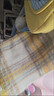 COSMICKISS日系2025新款奶油黃拉毛圍巾女秋冬季加厚保暖百搭學(xué)生女格子圍脖 黃色格子-210*30cm 曬單實(shí)拍圖
