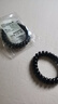 無(wú)印良品（MUJI） 橡皮發(fā)圈 發(fā)繩 頭繩 皮套 黑色發(fā)圈  曬單實(shí)拍圖