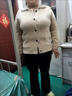 WNBR仿水貂絨外套女2025秋冬新款韓版小個(gè)子雙面毛呢開(kāi)衫加厚短款上衣 杏色 2XL 【建議120斤-135斤】 曬單實(shí)拍圖