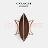 蔻馳（COACH）奧萊女士女包經(jīng)典標志老花MOLLIE托特包大容量 SV/沙黃色/灰褐色 曬單實(shí)拍圖
