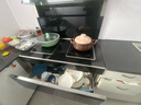 岡田（日本）純電集成灶一體式蒸烤一體灶機家用獨立蒸烤箱公寓變頻高功率凹面電磁爐雙電集成灶電陶爐 T65【電磁爐+電陶爐】消毒柜款 曬單實(shí)拍圖