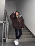 浪莎加絨鯊魚(yú)褲女外穿秋冬季新款高腰提臀加厚保暖棉褲緊身瑜伽打底褲 羊駝絨-黑色【350g厚度】 M 【適合90-110斤】 曬單實(shí)拍圖