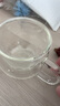 富光花茶杯 男女士茶水分離杯子 雙層辦公泡茶玻璃杯帶把高硼硅水杯 曬單實(shí)拍圖