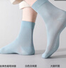 貓人5雙冰絲襪子男士中筒襪夏季超薄款抗菌防臭吸汗透氣夏天運動(dòng)長(cháng)襪 曬單實(shí)拍圖