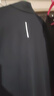 特步（XTEP） 男子半拉鏈長(cháng)袖t恤舒適休閑訓練跑步服內搭速干衣透氣上衣 正黑色-散熱保暖（男） 2XL 曬單實(shí)拍圖
