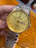 ROXOA勞力士瑞士機械表夜光防水超薄十大品牌跨年禮物男款名表 全金金面+R9260 曬單實(shí)拍圖
