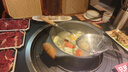 雙槍菜板 抗菌家用加厚食品級不銹鋼砧板案板防霉切菜板41*27.5*1.8cm 曬單實(shí)拍圖