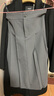 自巧小個(gè)子知識分子學(xué)院風(fēng)百褶半身裙女2025秋季新款灰色高腰長(cháng)裙 水貂灰 S （尺碼：3） 曬單實(shí)拍圖