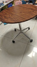 興奧盛唐可移動(dòng)升降圓桌客廳茶幾實(shí)木沙發(fā)邊幾小桌子小戶(hù)型飄窗桌 胡桃色-70移動(dòng)升降圓桌 曬單實(shí)拍圖