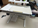 愛(ài)果樂(lè )（IGROW）兒童學(xué)習桌書(shū)桌寫(xiě)字桌電腦桌課桌【實(shí)木可升降】大白桌1.0m 曬單實(shí)拍圖