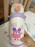babycare兒童保溫杯水杯水壺吸管杯大寶寶學飲杯316不銹鋼三合一上學600ml 曬單實拍圖
