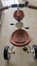 樂(lè )卡（Lecoco）兒童三輪車(chē)腳踏車(chē)小孩車(chē)2-6歲童車(chē) 瑞奇S1絲絨摩卡  曬單實(shí)拍圖