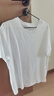 京東京造【10A抗菌】t恤男短袖t恤秋季女款白小T蘇超打底衫 白色XXL 曬單實(shí)拍圖