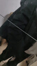 森馬（Semir）羽絨服女中長(cháng)款花苞輕薄三防2025新款oversize插肩袖冬裝防風(fēng) 黑色（灰鴨絨）90001（特寬松介意可拍小一碼） S 曬單實(shí)拍圖