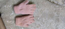 G.DUCKKIDS小黃鴨兒童手套新款卡通可愛(ài)拉布布五指套冬季男女童防寒保暖寶寶 奶咖色+粉色2雙裝 4-12歲 曬單實(shí)拍圖