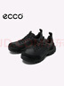 愛(ài)步（ECCO）戶(hù)外運動(dòng)鞋男 休閑跑步鞋登山徒步鞋耐磨抓地鞋子 越野822354 HL 黑色82235451052 41 曬單實(shí)拍圖