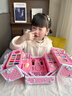 欣格兒童化妝品玩具女孩生日禮物彩妝化妝盒口紅指甲油公主過(guò)家家套裝 曬單實(shí)拍圖