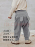 babylove嬰幼兒寬松大pp褲春秋季休閑褲男女寶寶束腳褲外出洋氣百搭長(zhǎng)褲 曬單實(shí)拍圖