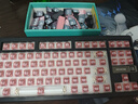 邁從（MCHOSE）K87S/G87旋鈕無(wú)線(xiàn)機械鍵盤(pán)電競游戲客制化有線(xiàn)/藍牙三模gasket結構全鍵熱插拔辦公 G87 黑莓粉漸變側刻 熾焰軸 曬單實(shí)拍圖