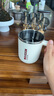 美廚（maxcook）316不銹鋼馬克杯水杯 保溫杯子帶蓋咖啡燕麥早餐茶杯450ml 珊瑚紅 曬單實(shí)拍圖