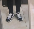 斯凱奇奧利奧|秋季黑白老爹鞋復古熊貓鞋透氣厚底增高運動(dòng)鞋 曬單實(shí)拍圖