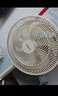 美的（Midea）電風(fēng)扇七葉落地扇輕音立式家用柔風(fēng)臺式桌面小型風(fēng)扇大風(fēng)量節能搖頭宿舍電扇SAH35MR 【24年新品升級大網(wǎng)罩】SAH35MR 曬單實(shí)拍圖